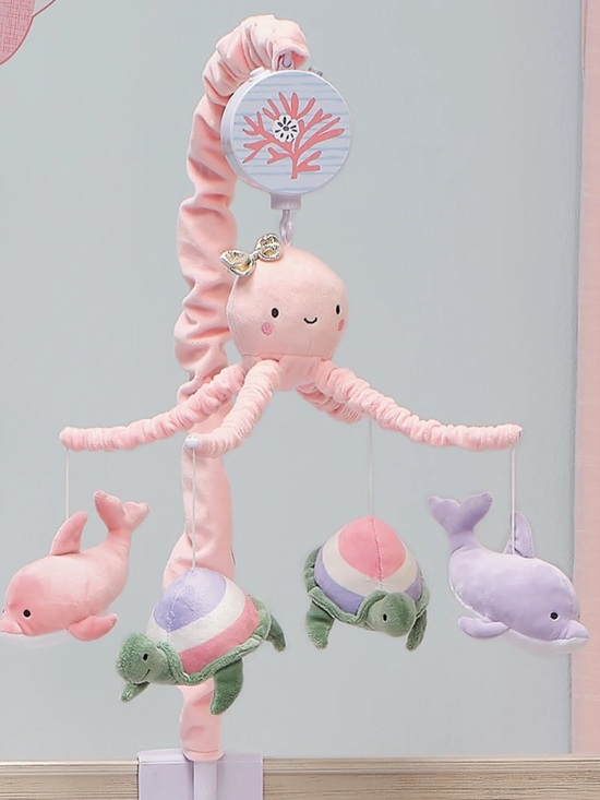 lamb & ivy Other - Lambs & Ivy Sea Dreams Dolphin/Turtle Musical Baby Crib Mobile Soother Toy